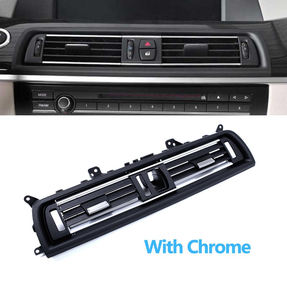 Изображение товара: Высококачественная LHD полная хромированная Накладка на решетку вентиляционного отверстия кондиционера для BMW 5 серии F10 520 521 523 525 528 530