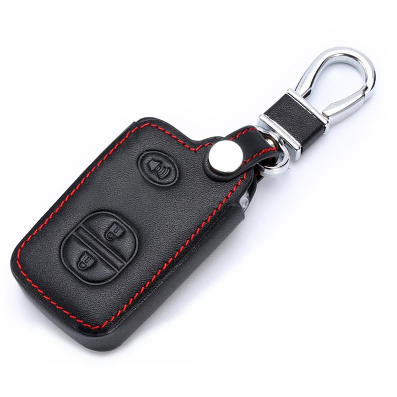 Изображение товара: Кожаный чехол для автомобильных ключей для Toyota Chr LandCruiser Avensis Auris Corolla RAV4 Prius Prado Camry Crown Yaris