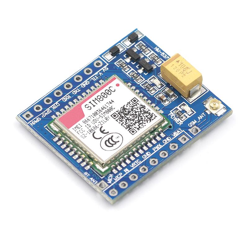 Изображение товара: SIM800C GSM/GPRS модуль 5V/3,3 V TTL макетная плата IPEX с Bluetooth и TTS для Arduino STM32 C51 для Arduino