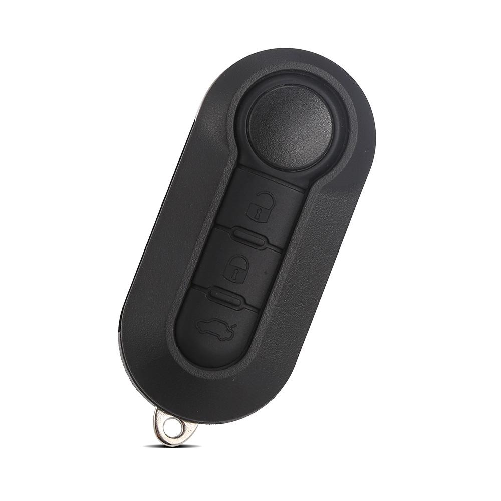 Изображение товара: WhatsKey 3 Button Flip Remote Key Shell Складной чехол для Fiat 500 Panda Punto Stilo Ducato Bravo для Citroen Jumper для Peugeot Boxer Автомобильная сигнализация Keyless SIP22 Blade Uncut Корпус ключа