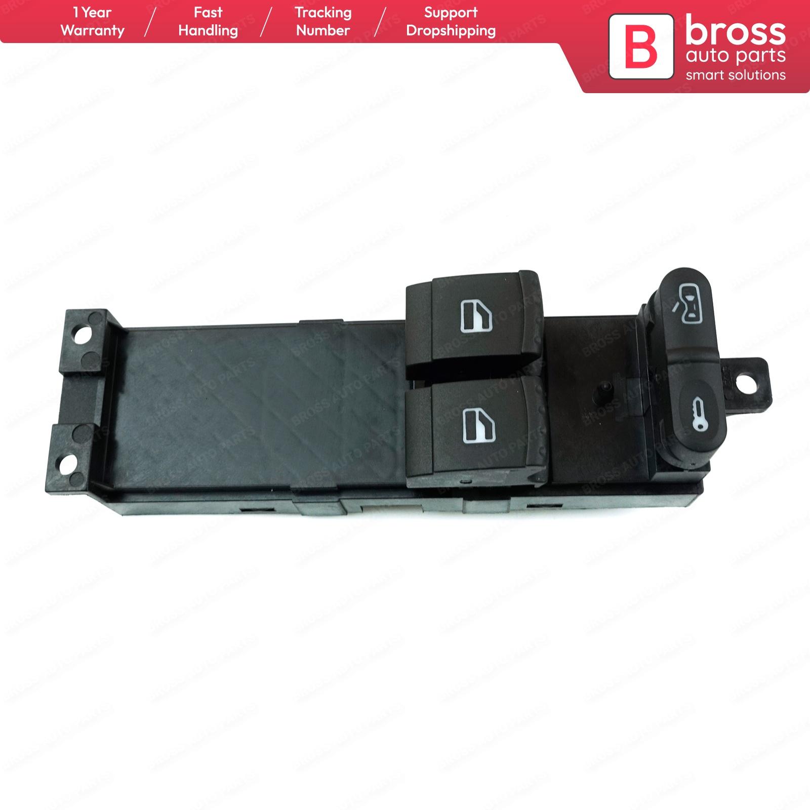 Изображение товара: Главный переключатель передней левой двери Bross BDP117 Power для панели управления окон со стороны водителя для VW:1 J3959857B Seat:1 J4 959 857 D