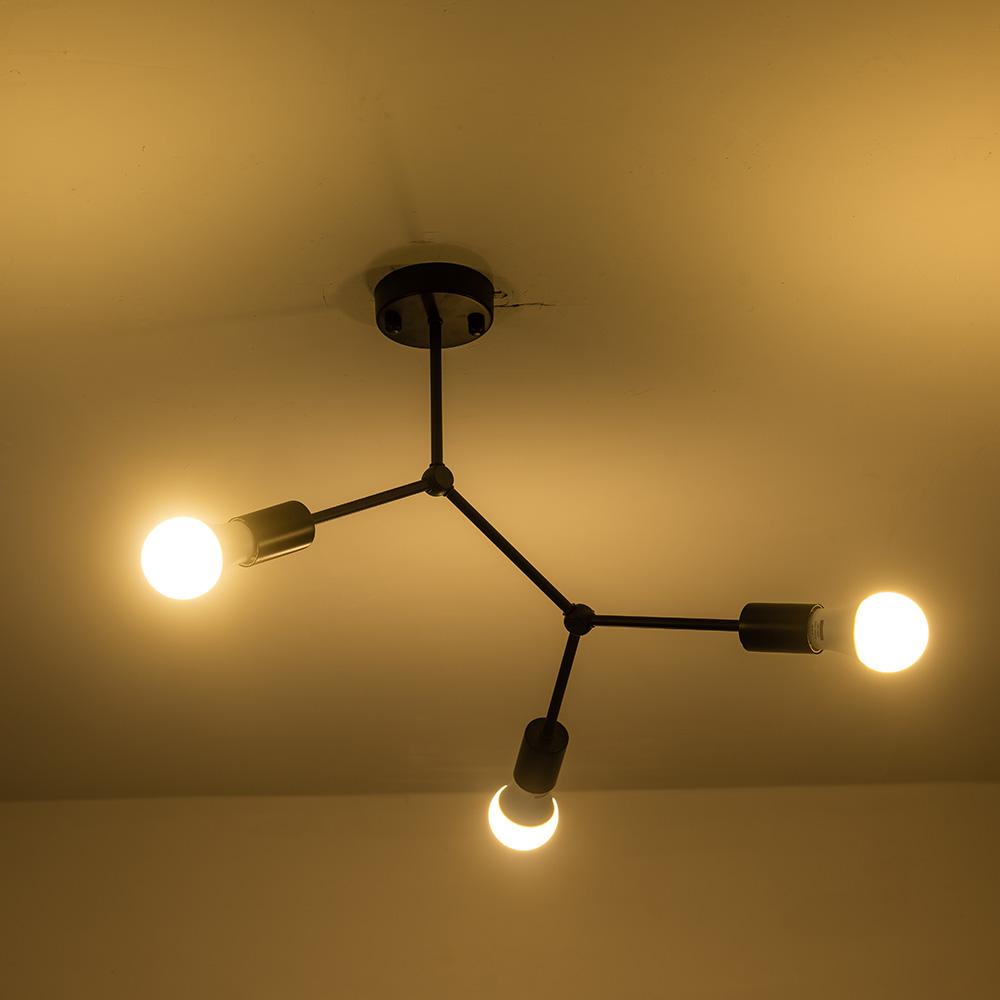Изображение товара: Многоголовочные потолочные светильники, светодиодные потолочные светильники в стиле ретро, промышленные светильники, индивидуальные лампы для гостиной, светильники