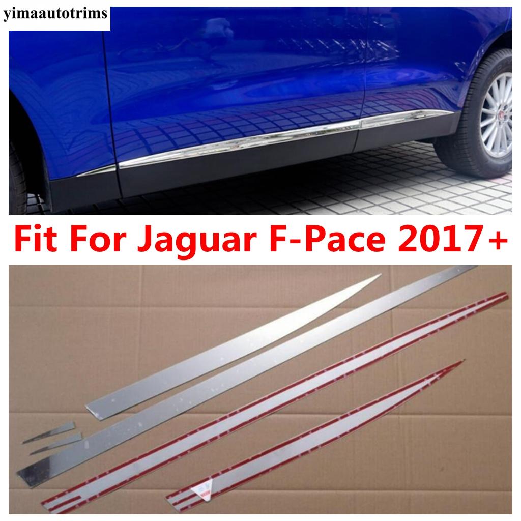 Изображение товара: Накладки из нержавеющей стали на переднюю панель автомобиля для Jaguar F-Pace 2017 2018 2019 2020
