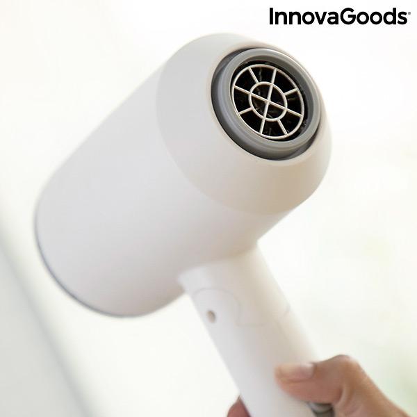 Изображение товара: Складной ионный фен для волос с аксессуарами Ventio InnovaGoods 1600 Вт белый/серый
