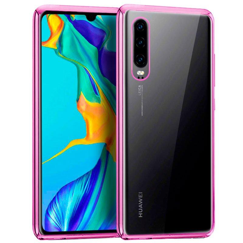 Изображение товара: Чехол для Huawei P30 Edge металлик (розовый)