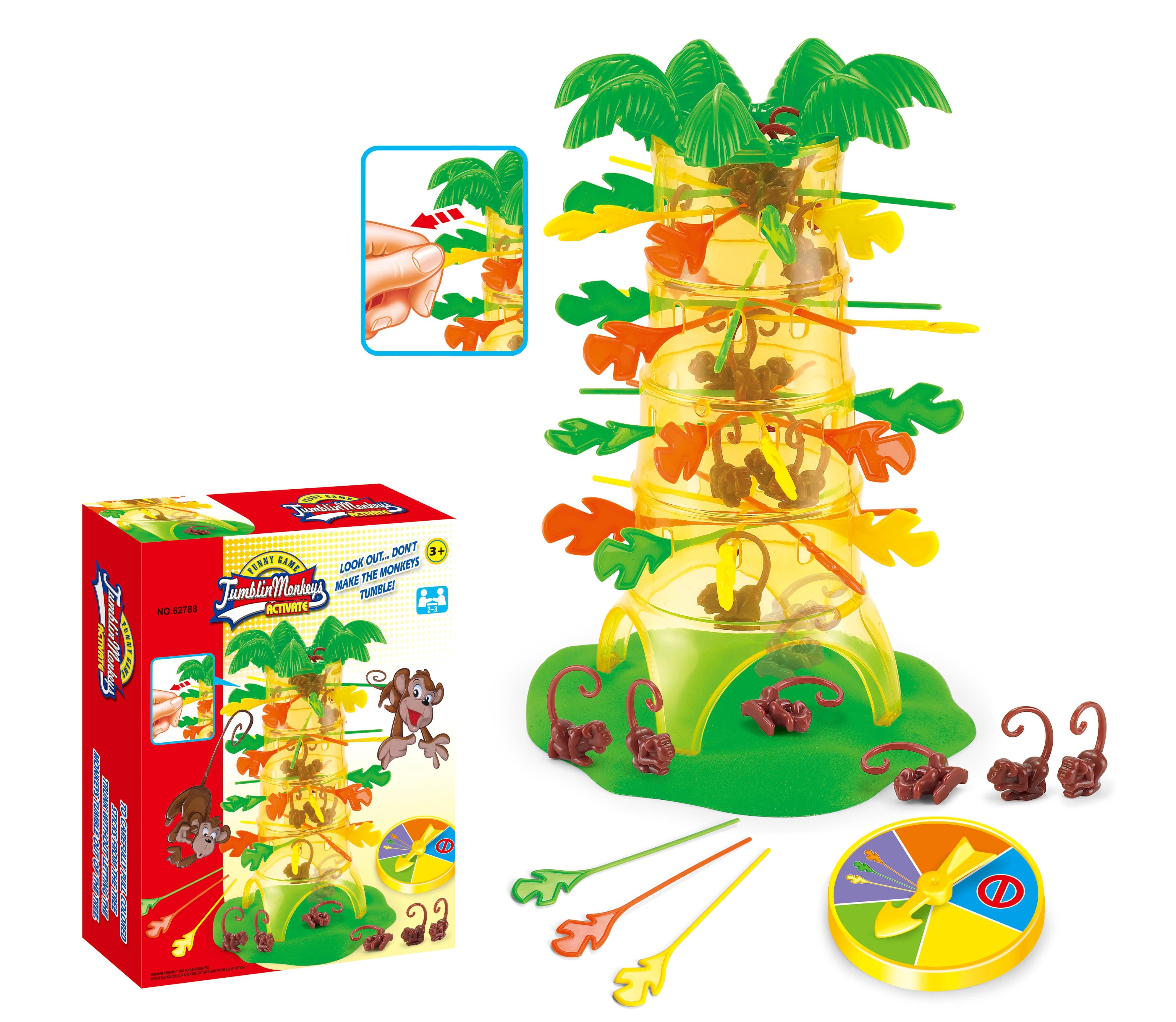 Изображение товара: Настольная игра: обезьяны на дереве (игра с обезьянами, игра с палладированием, стратегическая игра и мастерство, Семейная Игра)