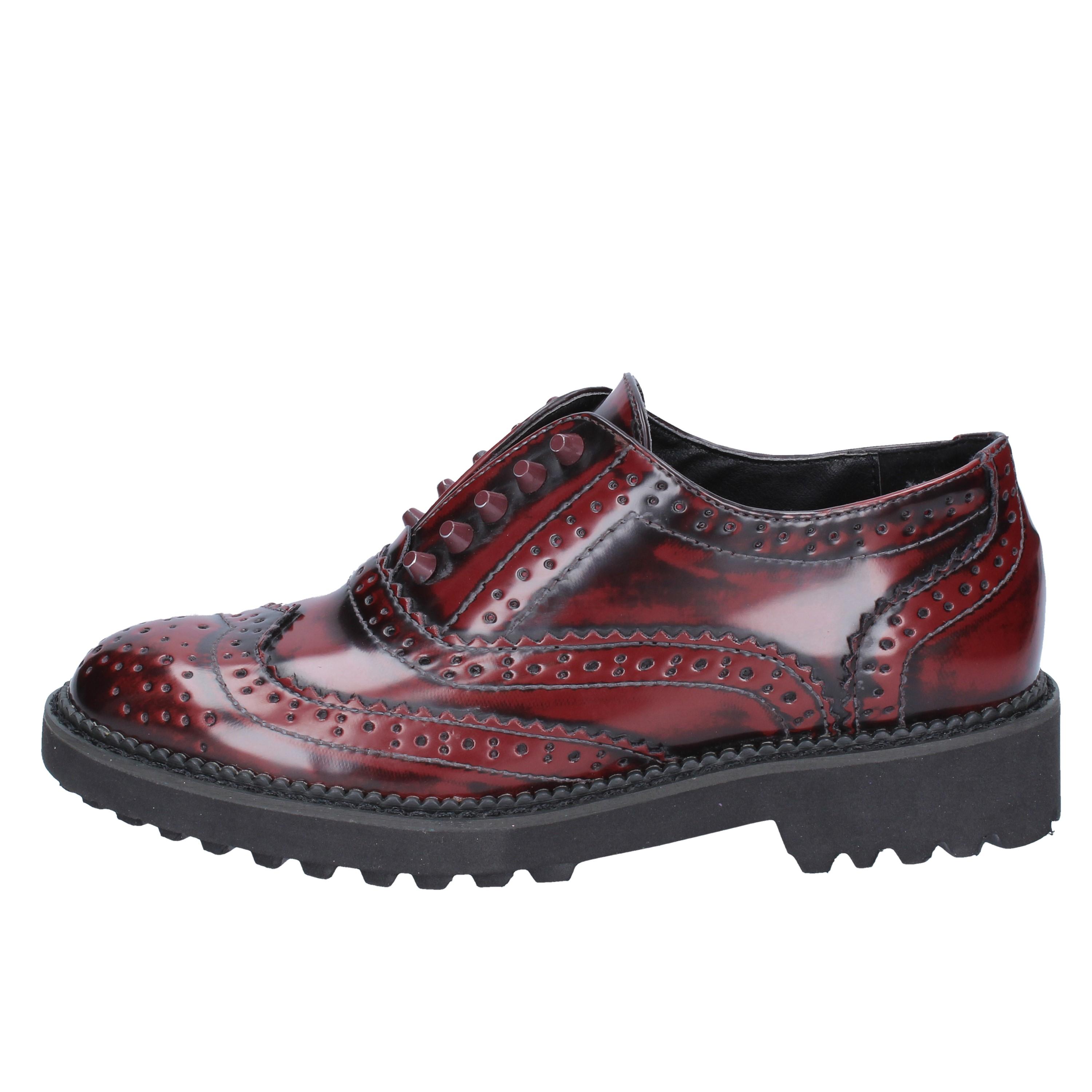 Изображение товара: FRANCESCO MILANO Classic women burgundy leather