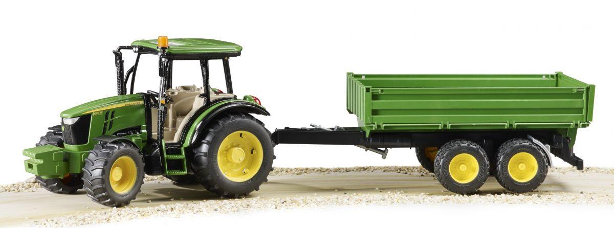 Изображение товара: Трактор John Deere 5115M с прицепом, шт