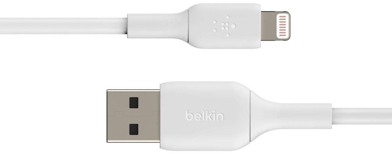 Изображение товара: Кабель для iPhone, iPad Belkin Boost Charge USB-A/Lightning 1m CAA001bt1MWH (White)