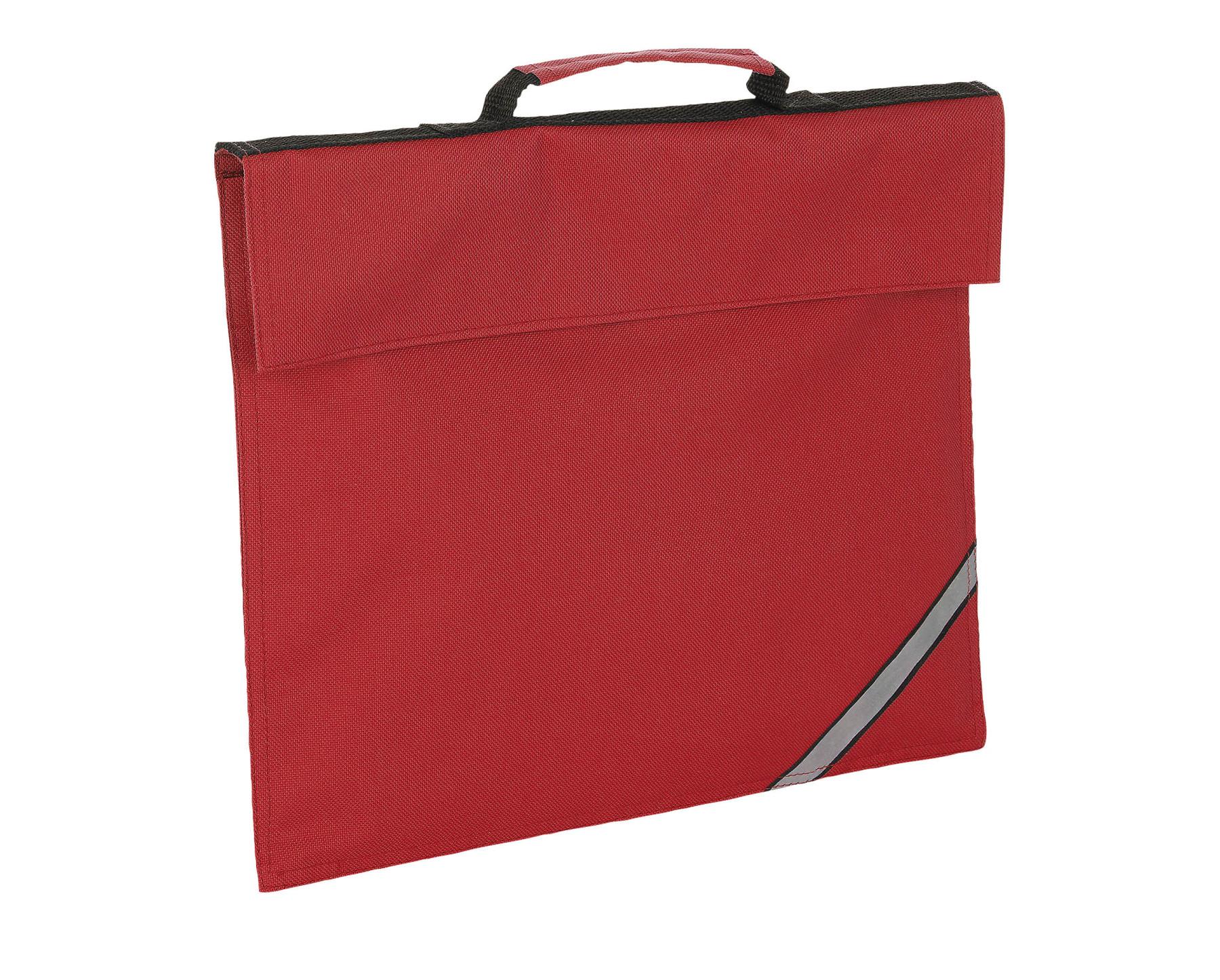 Изображение товара: Красная папка для документов Оксфорд со светоотражающей лентой