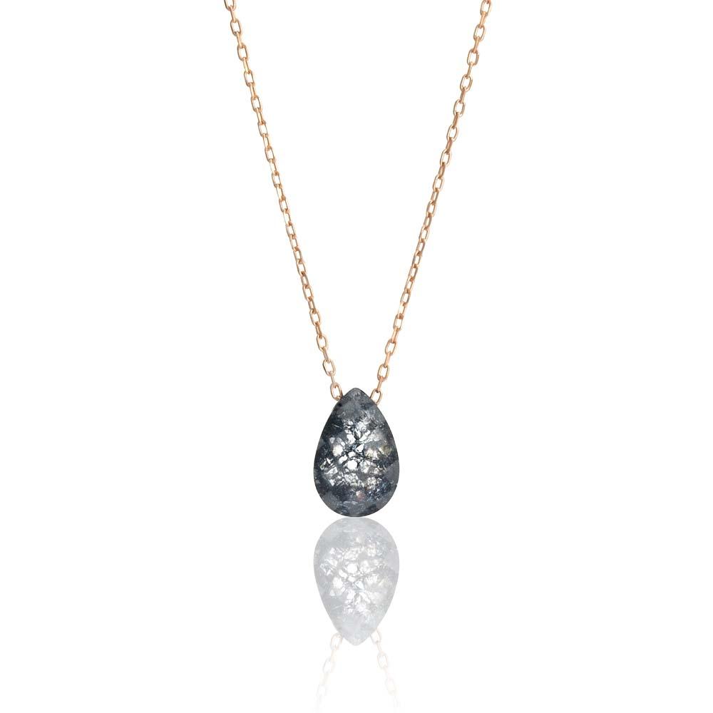 Изображение товара: Высокое качество сахарный камень циркон ювелирные изделия кулон ожерелье стерлингового серебра с цепочкой