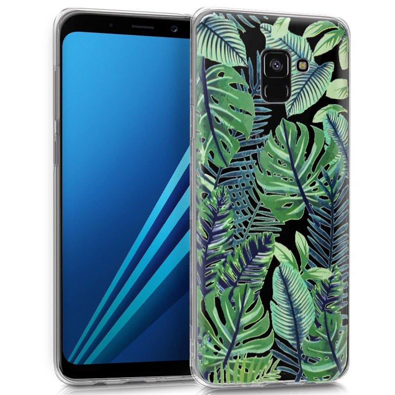Изображение товара: Прозрачный тропический чехол для Samsung A530 Galaxy A8 (2018)