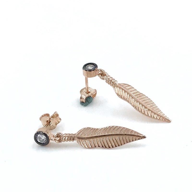 Изображение товара: Dream Catcher Feather Trend Style Silver Earrings