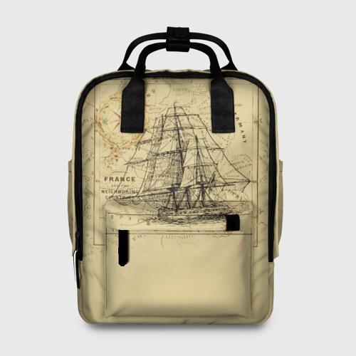 Изображение товара: Женский рюкзак, Стильный, компактный рюкзак из плотного текстиля