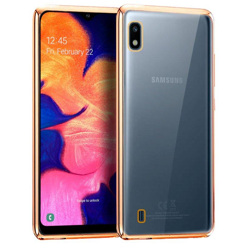 Изображение товара: Чехол для Samsung A105 Galaxy A10 Edge металлик (Золотой)