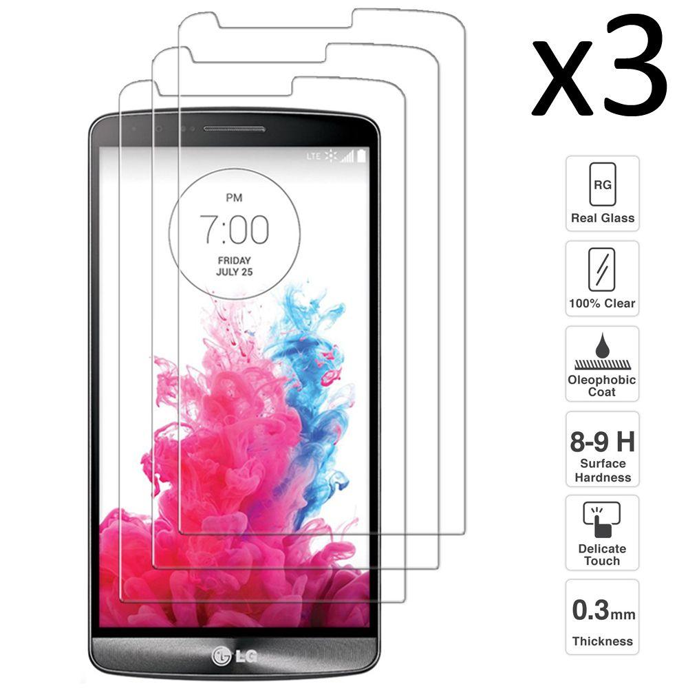 Изображение товара: LG G3 Комплект 3 предмета в комплекте протектор экрана из закаленного стекла с защитой от царапин ультра-тонкий просты в установке