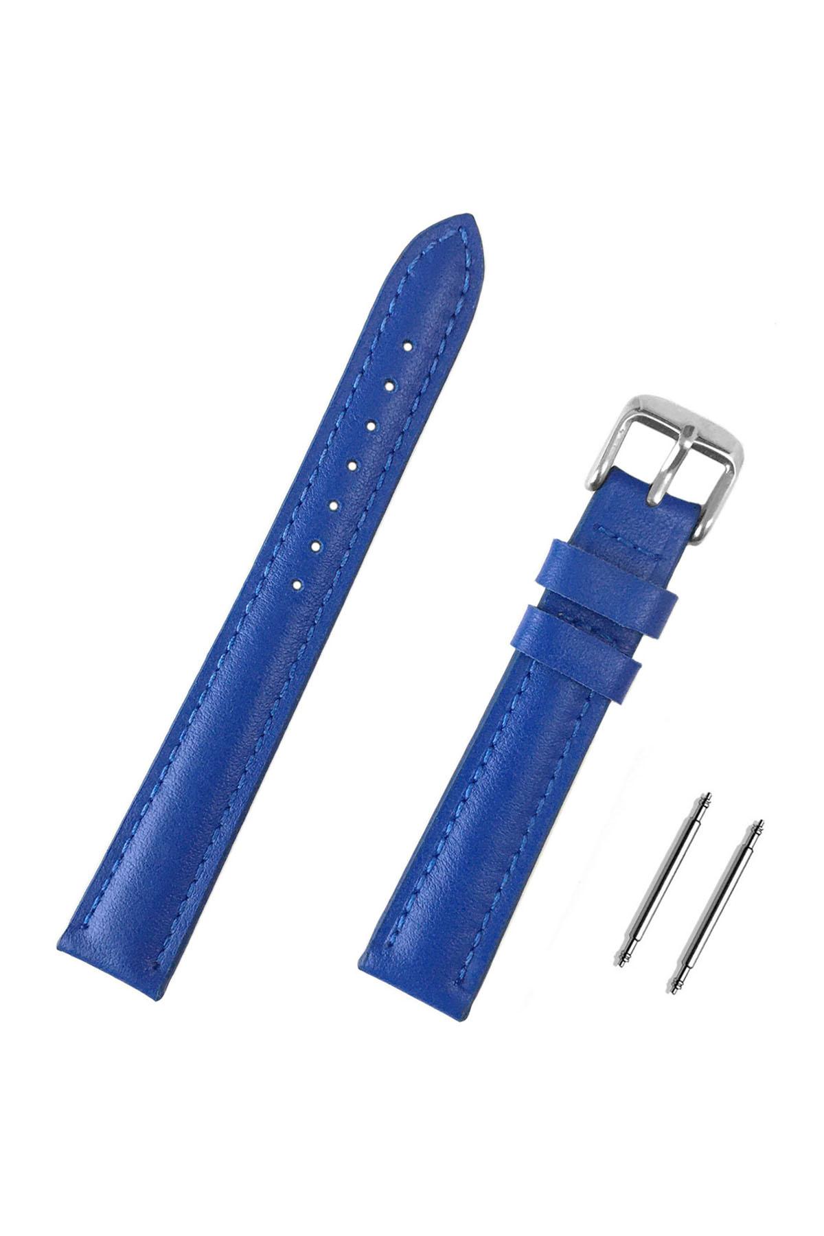 Изображение товара: Синие Ремешки для наручных часов из натуральной кожи 14 мм