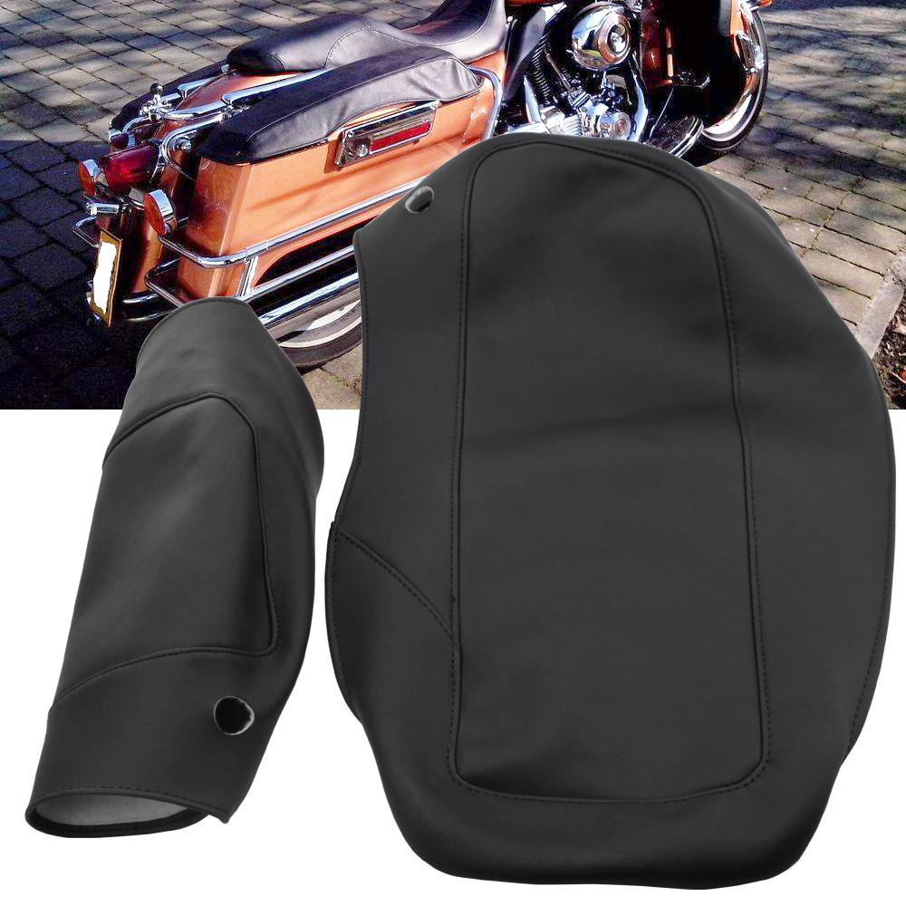 Изображение товара: Крышка для динамика мотоцикла, из искусственной кожи Водонепроницаемая Для Harley Touring Road King Electra Street Glide 2014-2021