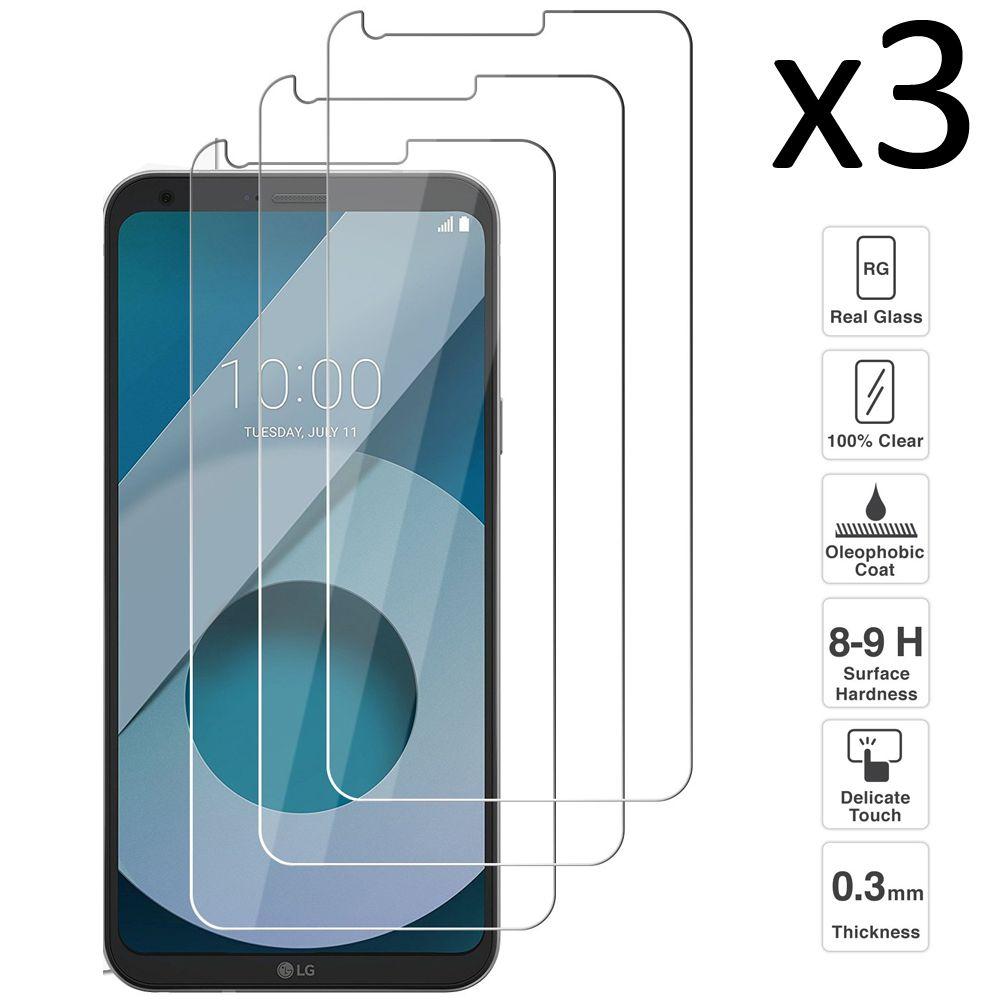 Изображение товара: LG Q6 Комплект 3 предмета в комплекте протектор экрана из закаленного стекла с защитой от царапин ультра-тонкий просты в установке