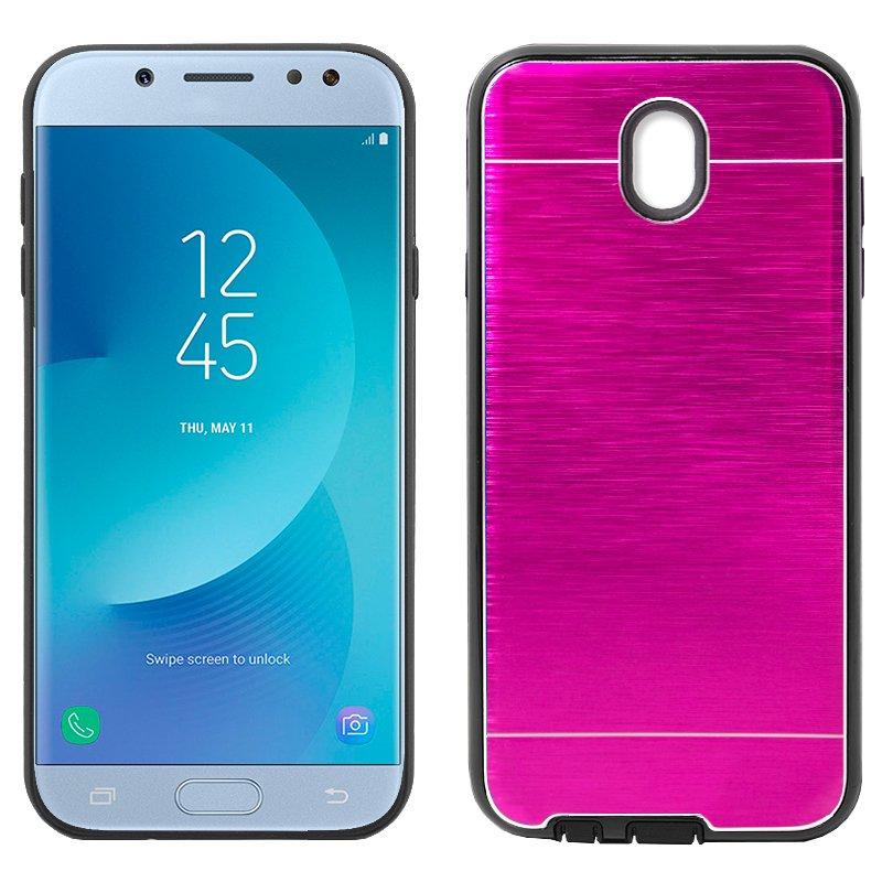 Изображение товара: Розовый алюминиевый чехол для Samsung J530 Galaxy J5 (2017)
