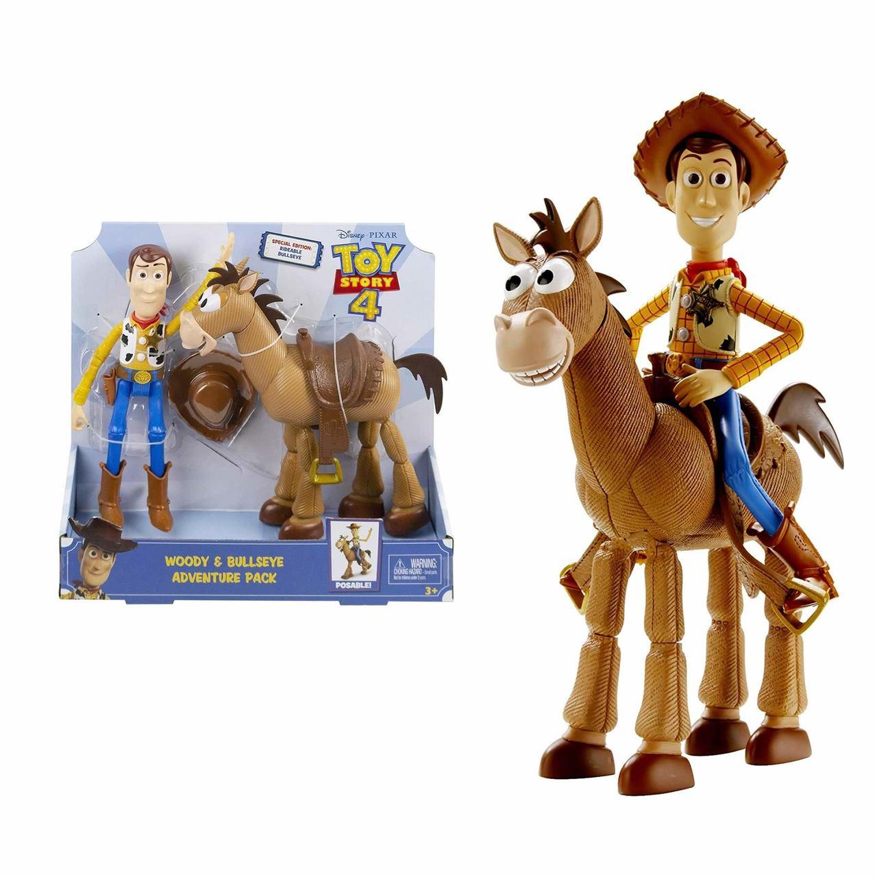 Изображение товара: Набор из 4 экшн-фигурок «Приключения Вуди и пеллет», игрушки для детей 3 лет + Джесси посадная