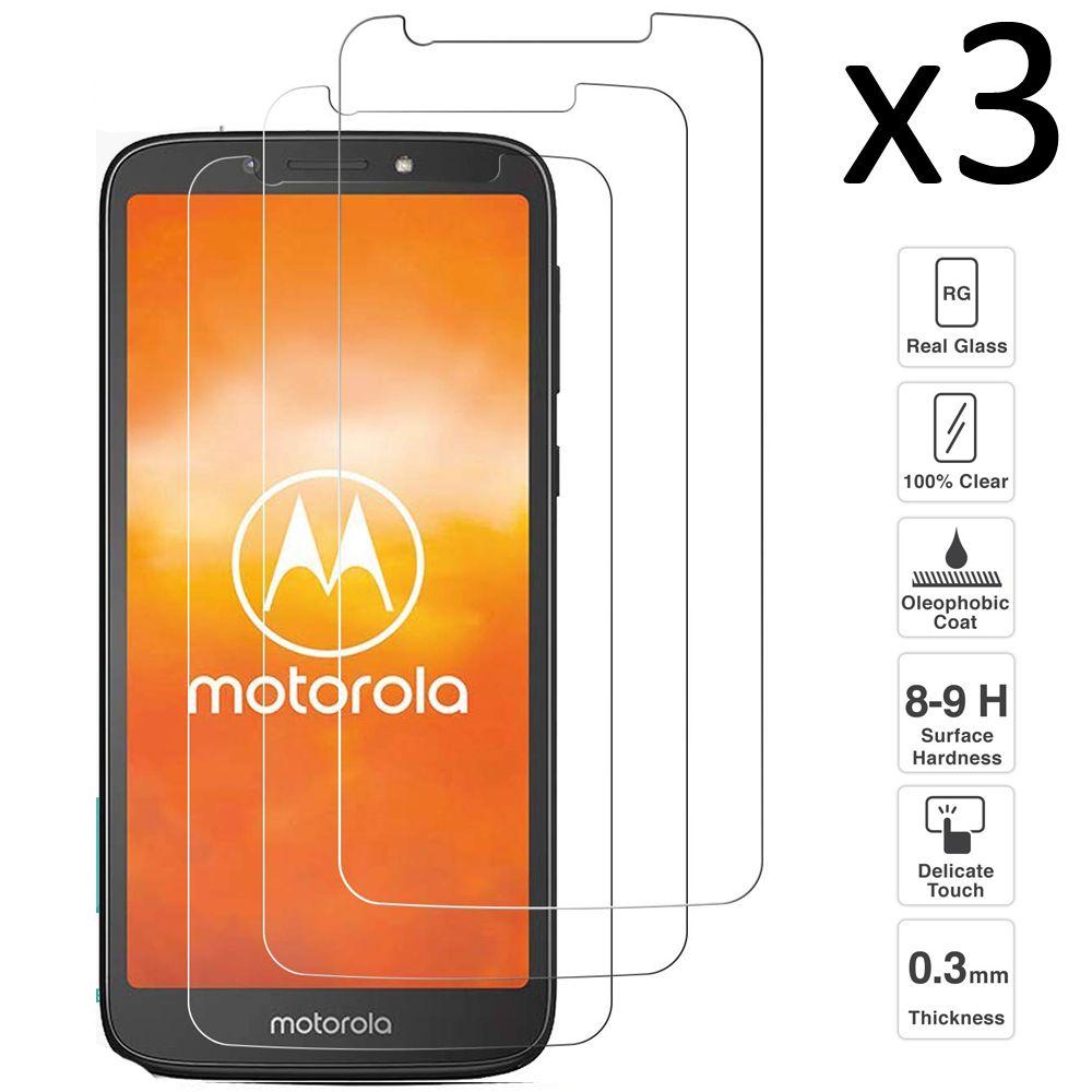 Изображение товара: Motorola Moto E5 Play Набор из 3 предметов закаленное стекло Защита для экрана против царапин Ультратонкий легко установить