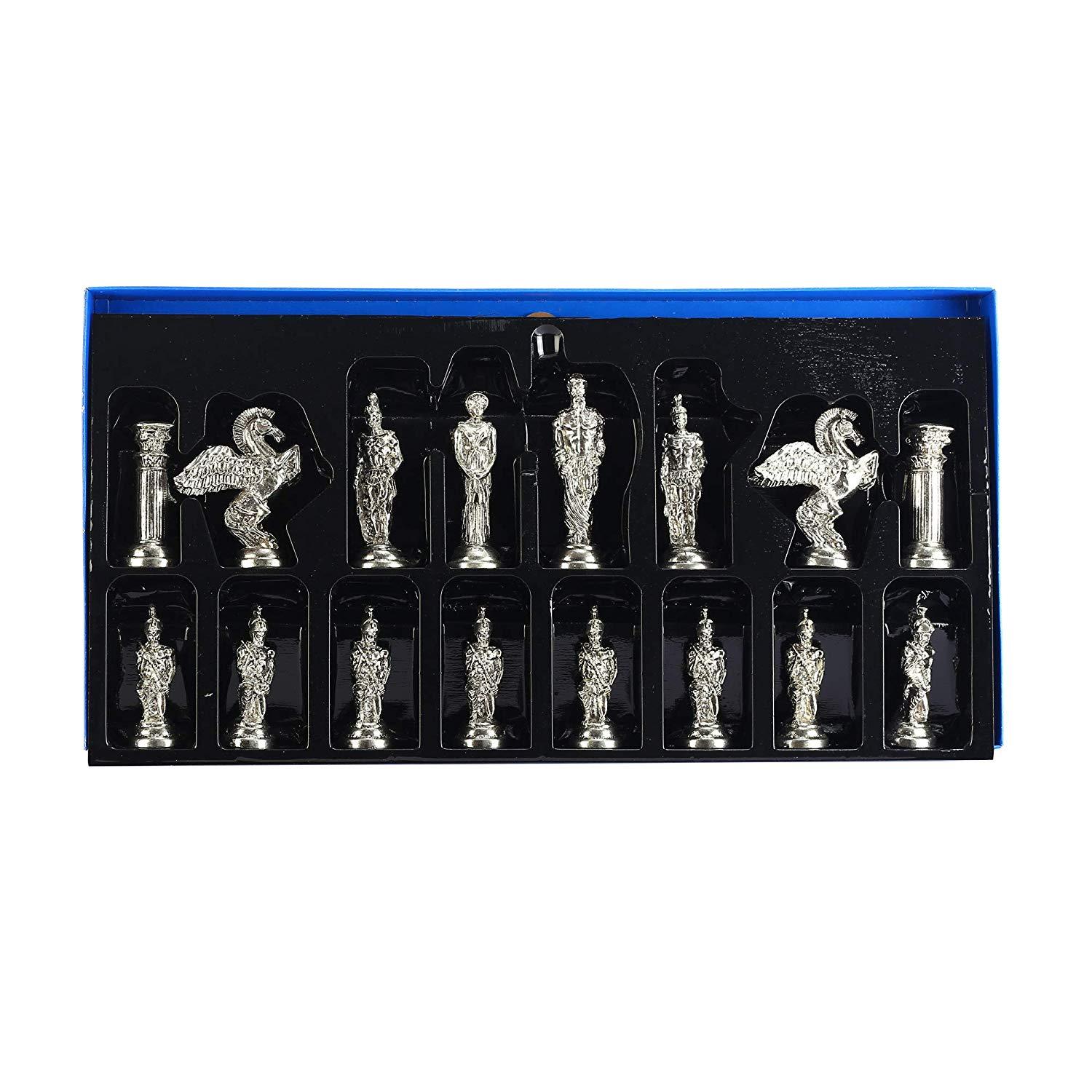 Изображение товара: Шахматный набор для взрослых, мифологический Пегас, деревянная шахматная доска с мраморным дизайном, 9,5 см