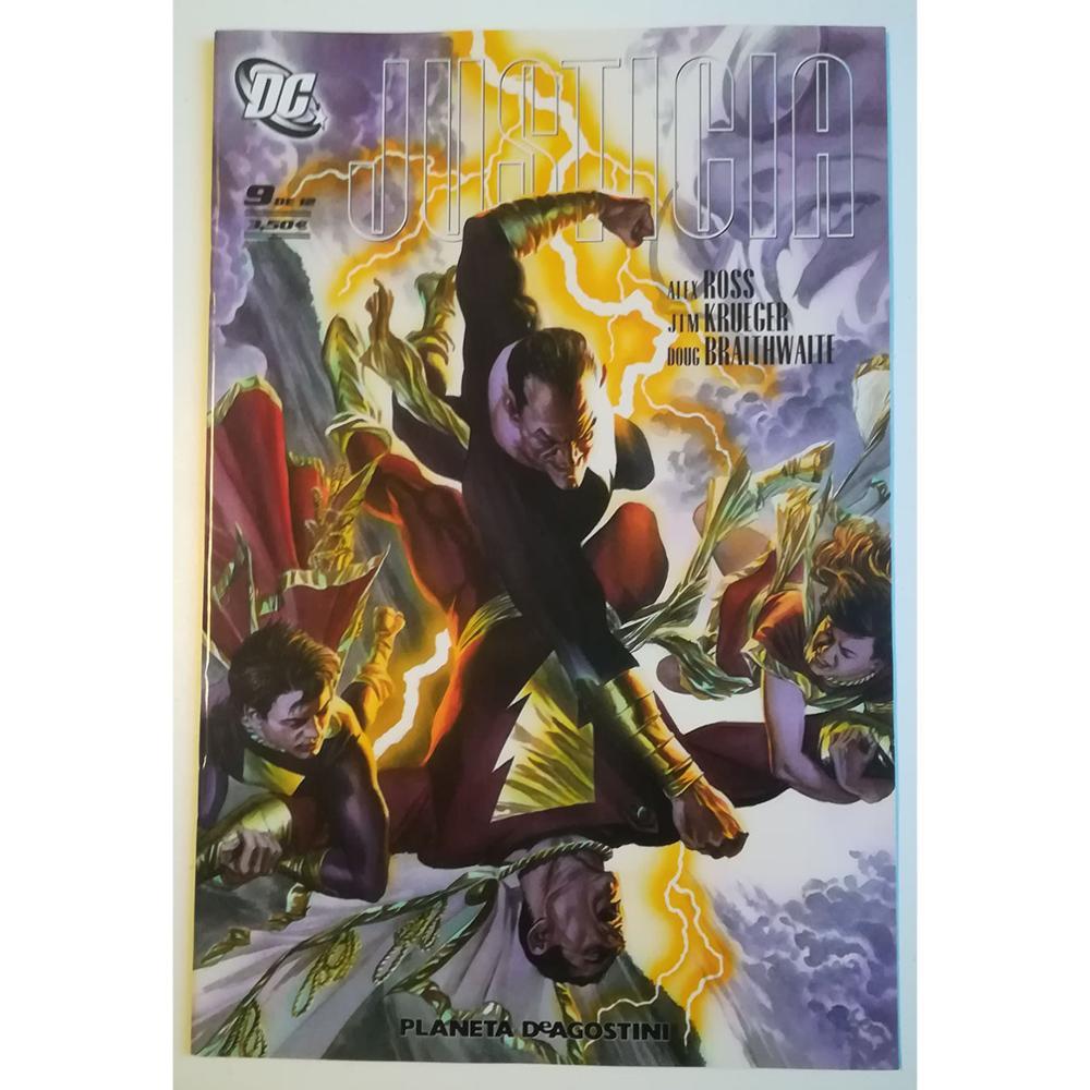 Изображение товара: Justice no. 9, DC COMICS, ED. PLANETA - 2008, 1ª испанское издание, комиксы, авторская серия ALEX ROSS, MINI