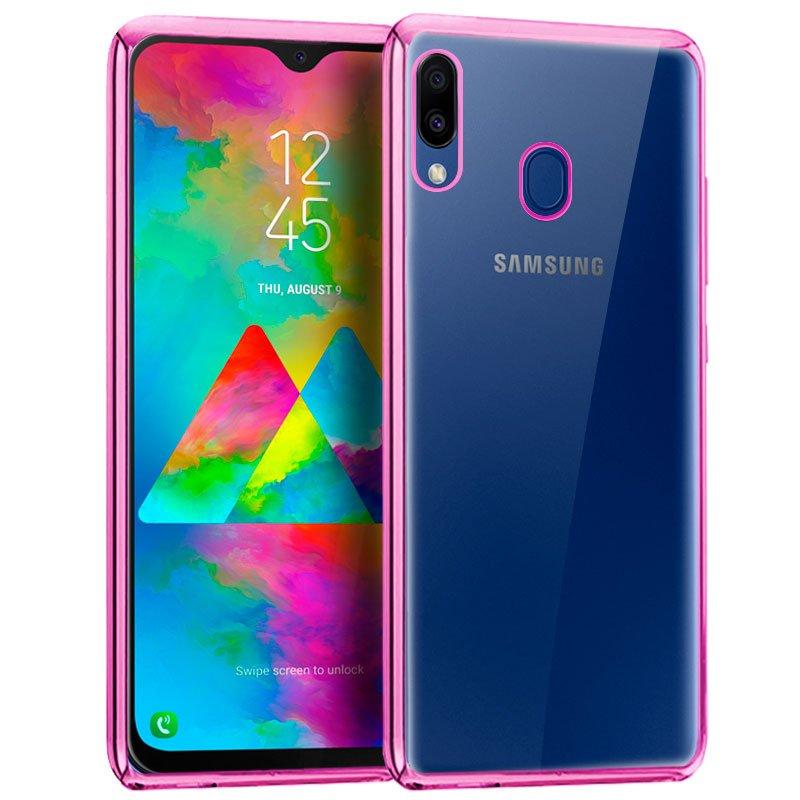 Изображение товара: Чехол samsung M205 Galaxy M20 Edge металлик (розовый)