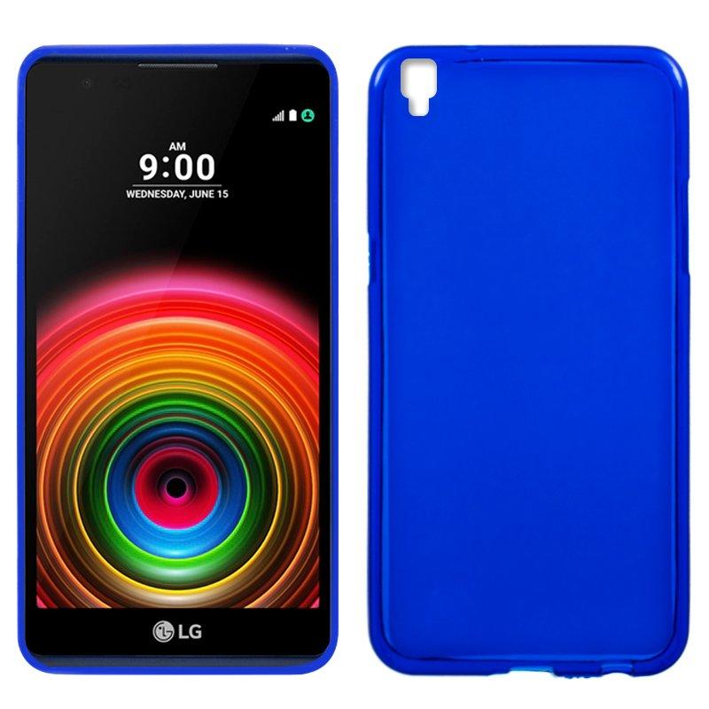 Изображение товара: Силиконовый чехол LG X Power (синий, мягкий, ударопрочный, устойчивый