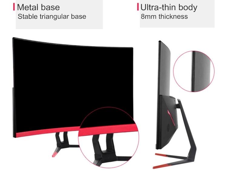Изображение товара: 27 32 дюймов 1920*1080 2K 75 Гц 144 250cd/m2 безрамочный светодиодный изогнутые Экран игровой ПК монитор