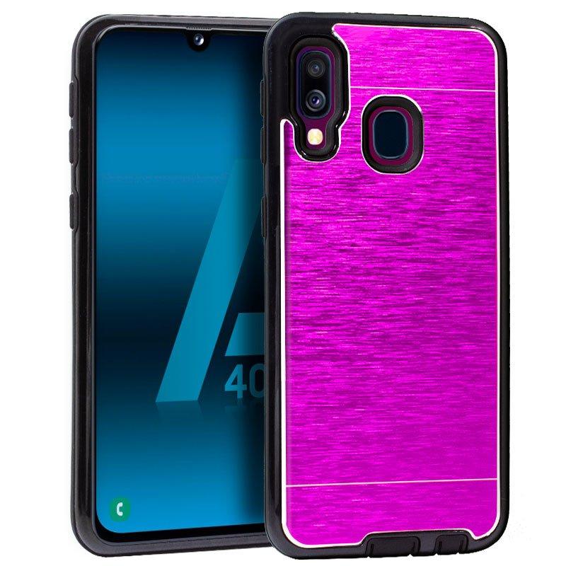 Изображение товара: Чехол samsung A405 Galaxy A40 алюминиевый (розовый)