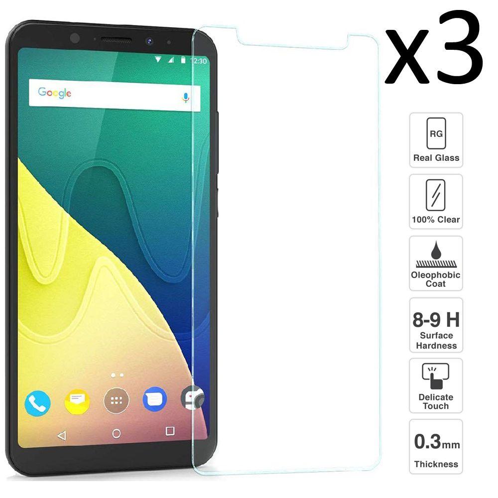 Изображение товара: Wiko View XL набор из 3 предметов протектор экрана из закаленного стекла a