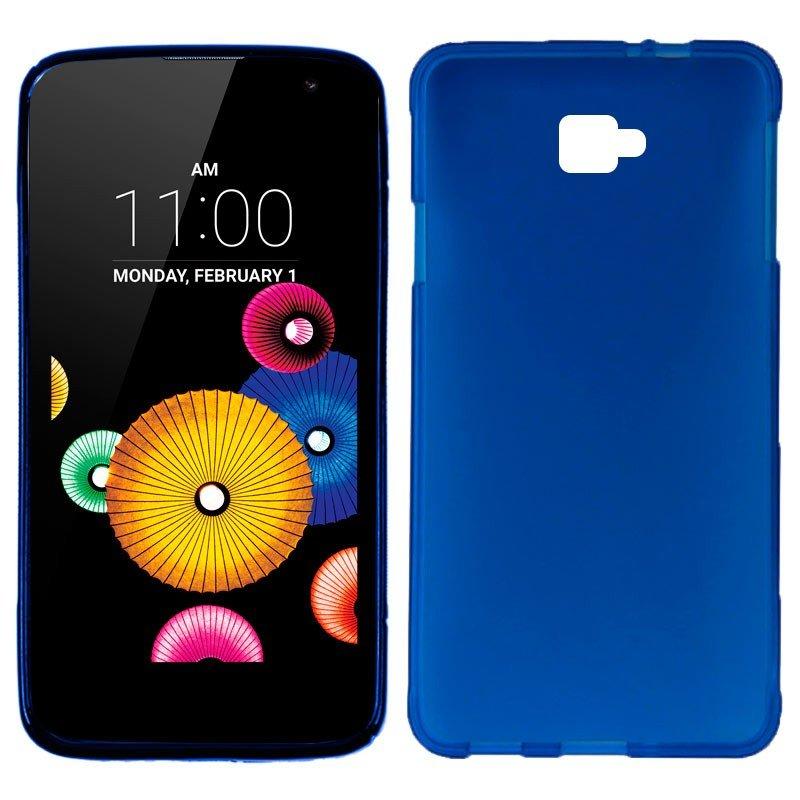 Изображение товара: Силиконовый чехол LG K4 (синий, мягкий, ударопрочный, прочный