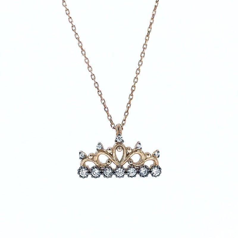 Изображение товара: Корона королевы, новый особый дизайн, Золотая Модель, серебряное ожерелье