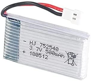 Изображение товара: Улучшенный 3,7 V 500mAh 25C Lipo перезаряжаемый запасной аккумулятор X5 X5C X5C-1 X5SW X5SC X5SC-1 X5A Cheerson CW-20 Quadcopters