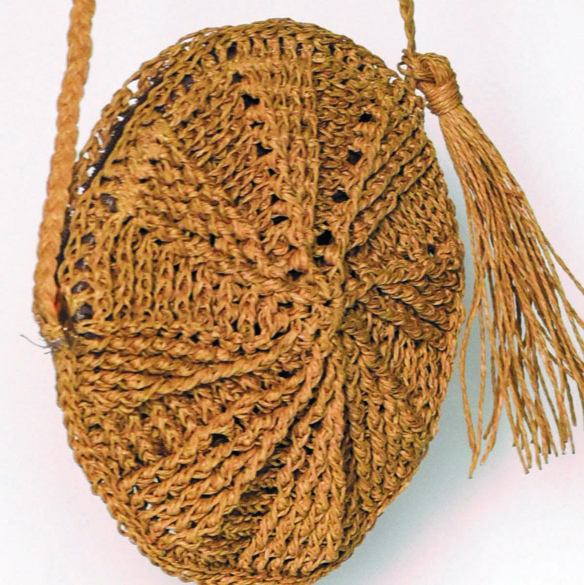 Изображение товара: Круглая Соломенная женская Повседневная сумка с кисточками, маленькая сумка для женщин, модная сумка из ротанга, сумки ручной работы для женщин, 2021