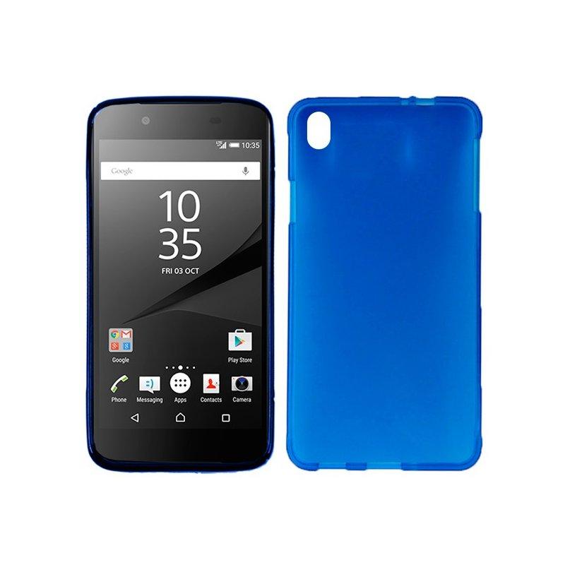 Изображение товара: Силиконовый чехол Sony Xperia Z5 (синий, мягкий, ударопрочный, грязеотталкивающий)