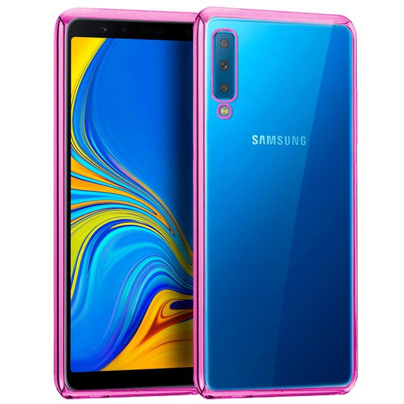 Изображение товара: Чехол для Samsung A750 Galaxy A7 Edge металлик (розовый)