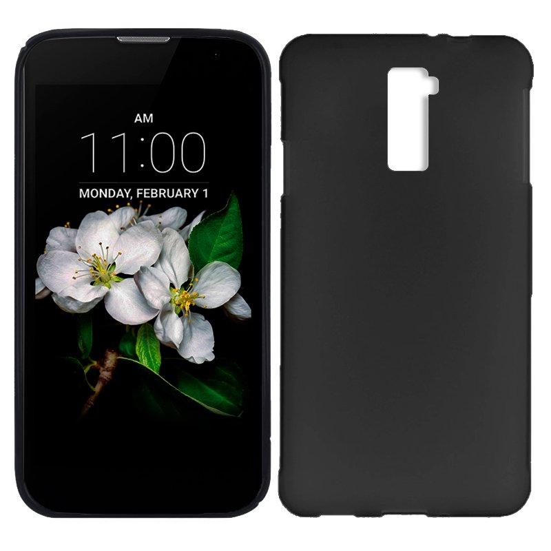 Изображение товара: Силиконовый чехол LG K7 (черный, мягкий, ударопрочный, прочный