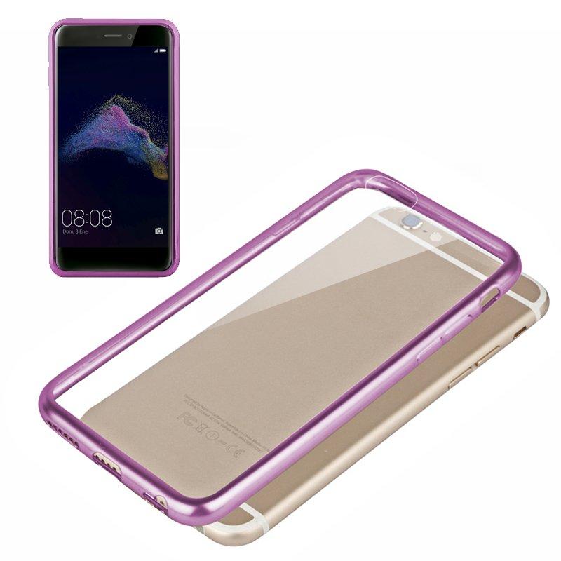 Изображение товара: Чехол для Huawei P8 Lite (2017) Edge металлик (розовый)