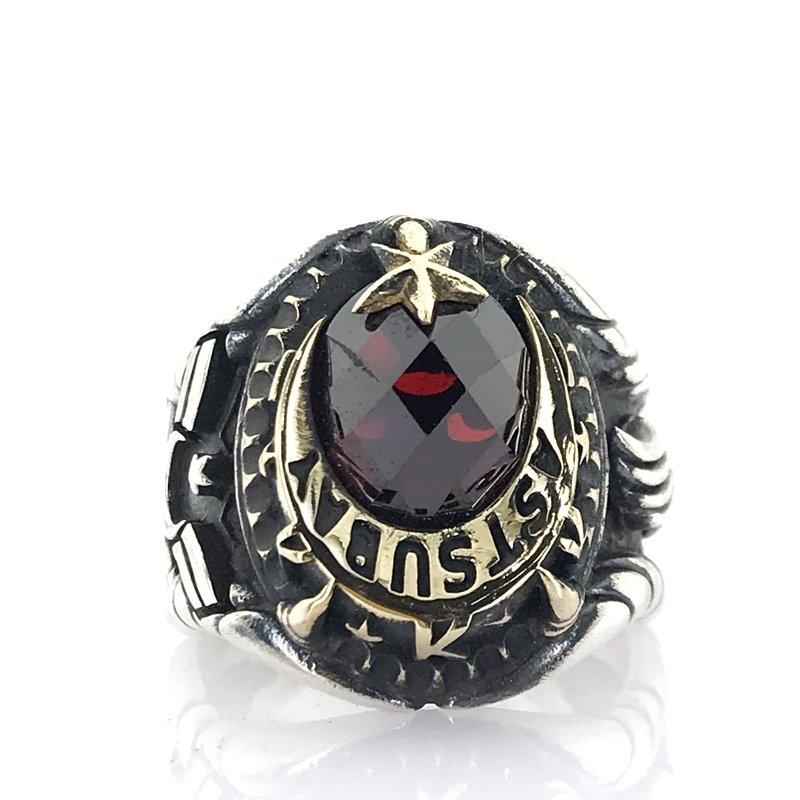 Изображение товара: Серебряное кольцо с Луной и звездами
