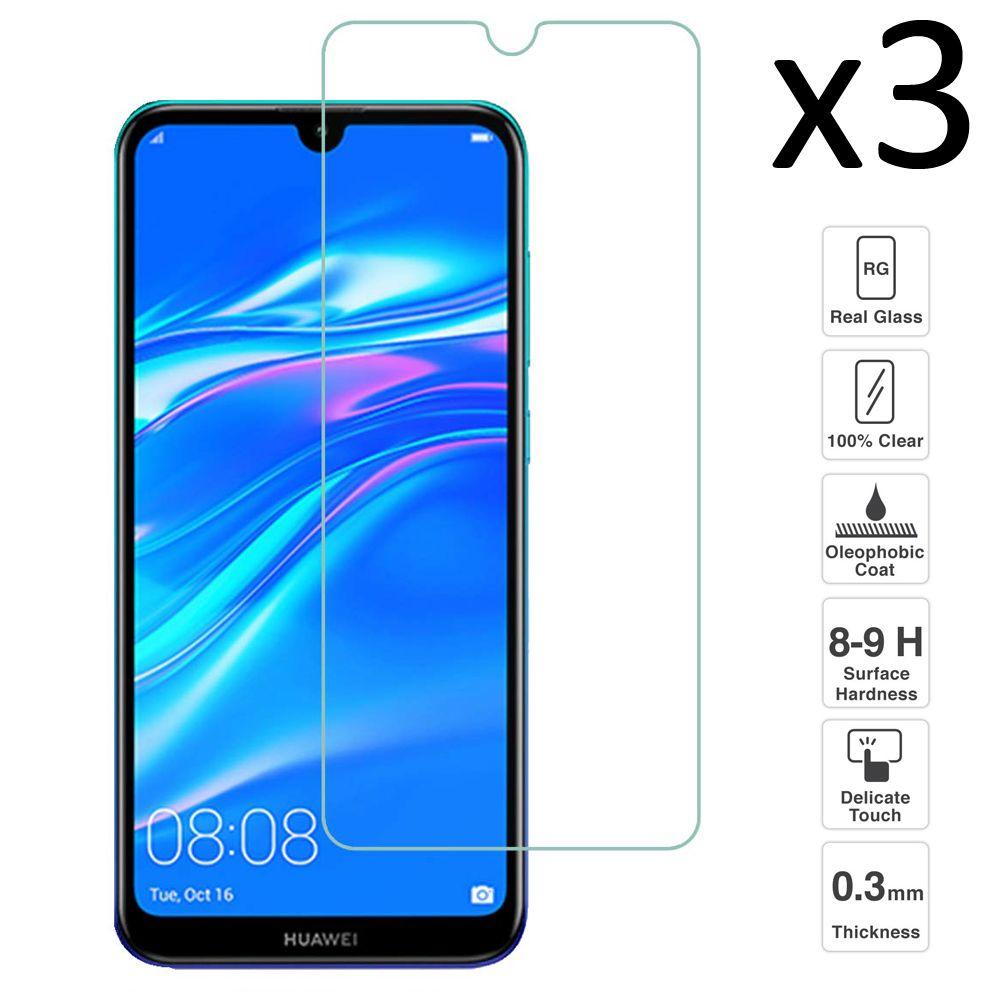Изображение товара: Huawei Y7 2019 набор из 3 предметов протектор экрана из закаленного стекла