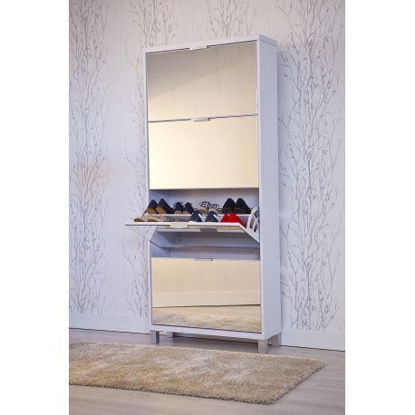 Изображение товара: TOPKIT, Danubio 32ab шкаф для обуви, размеры 175x76,5x25 см, шкаф для обуви с зеркалом, органайзер для обуви, приемник