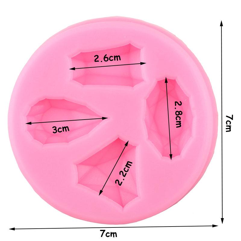 Изображение товара: Алмазные украшения, силиконовая форма, форма для свадебного торта, форма для кексов, форма для топпера, формы для шоколада