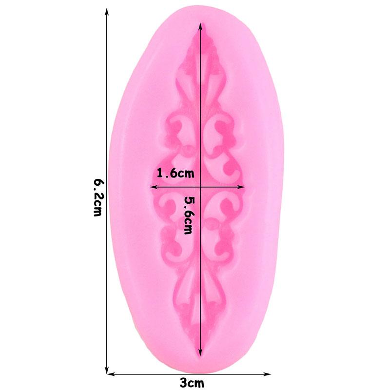 Изображение товара: Силиконовая форма для украшения торта, цветок, кружева, граница кекс «сделай сам», Топпер инструменты для украшения тортов из мастики, конфеты форма для шоколадной мастики