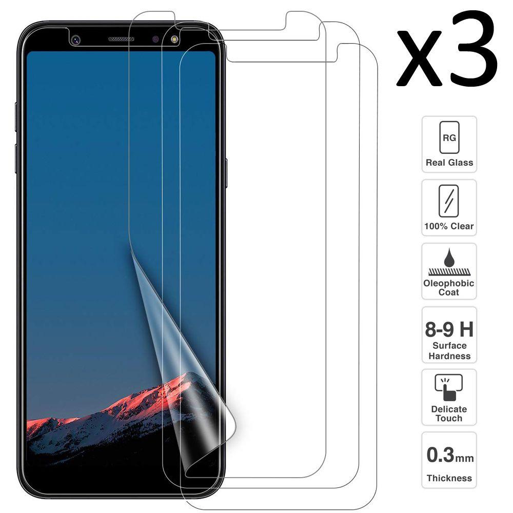 Изображение товара: Samsung Galaxy A8 Plus 2018 набор 3 шт Защитная пленка для экрана
