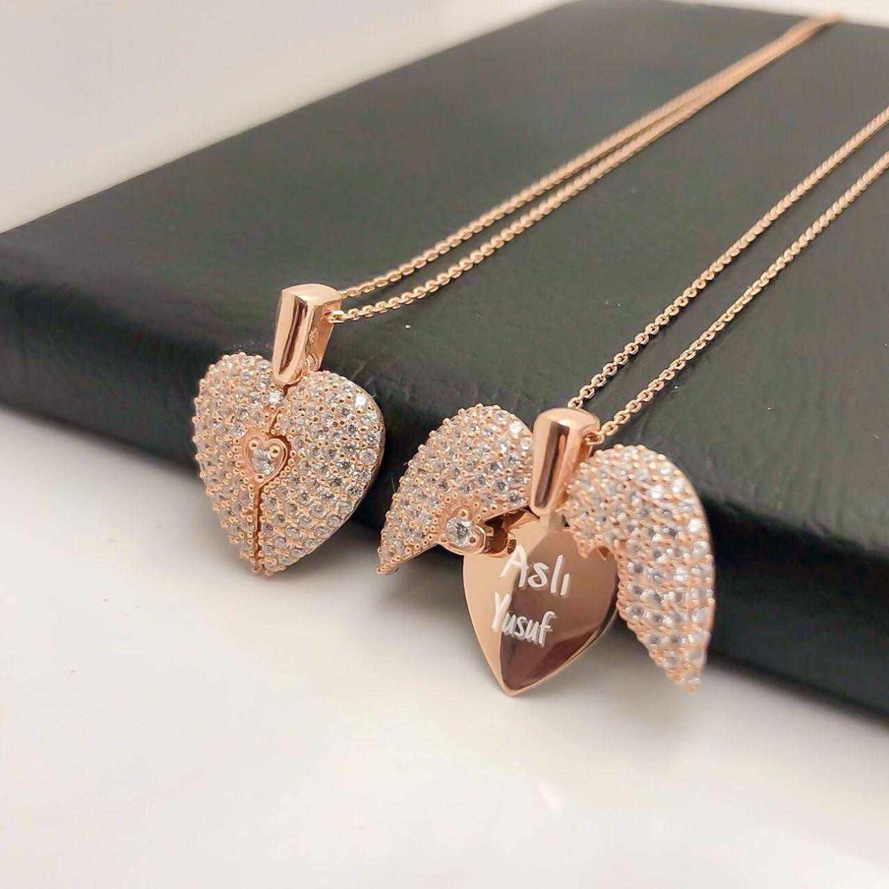 Изображение товара: Серебряное ожерелье с надписью «Secret Love Name»