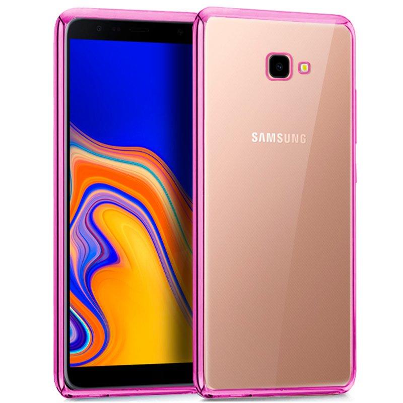 Изображение товара: Чехол для Samsung J415 Galaxy J4 Plus Edge металлик (розовый)
