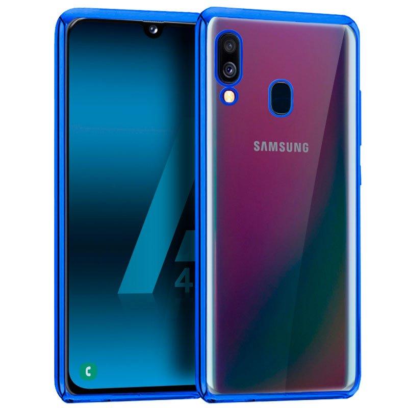 Изображение товара: Чехол samsung A405 Galaxy A40 Edge металлик (синий)